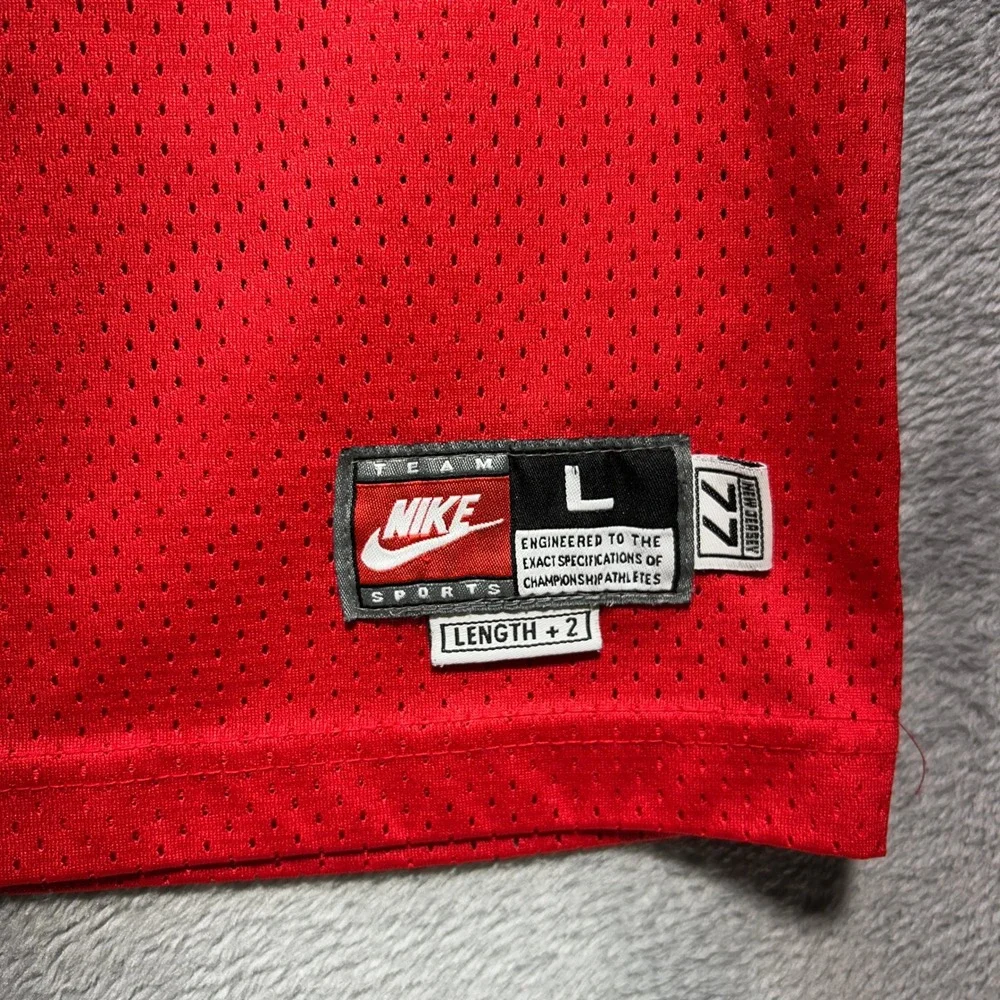 Nike New Jersey Nets Kenyon Martin 6 NBA‎ Jersey Red Youth Large Length Vintage